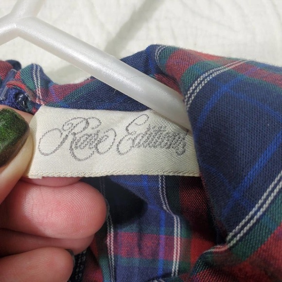 Vintage Plaid Dress 4t - Picture 9 of 11